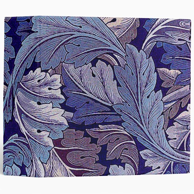 Classeur Acanthus Purple, William Morris (Devant/Côté)