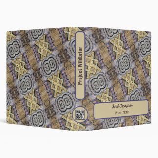 Classeur Accents Abstraits Modernes Simples Code QR ou Logo