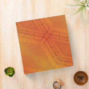Classeur Acceptation   Motif de Shibori rouge orange jaune