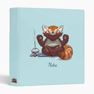 Classeur Accessoires pour professeur de yoga au panda roux