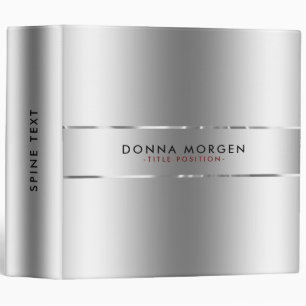 Classeur Acier inoxydable brillant gris argent