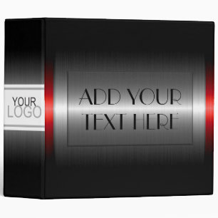 Classeur Acier inoxydable métallique rouge et gris
