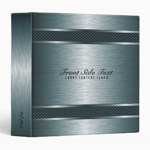Classeur Acier métallique Bleu Retrait d'aluminium brossé
