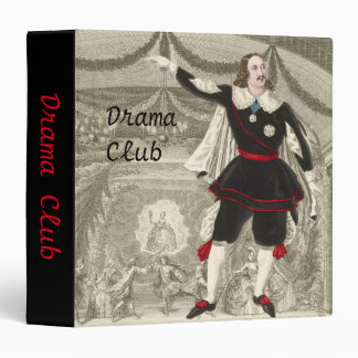 Classeur Acteur shakespearien sur le club de drame d'étape