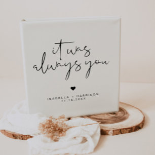 Classeur ADELLA Moderne minimaliste photo Mariage
