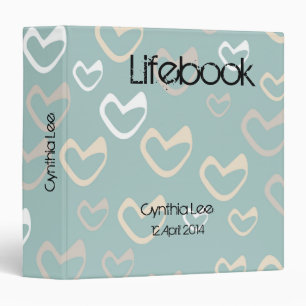 Classeur Adoption d'accueil de Lifebook de coeurs