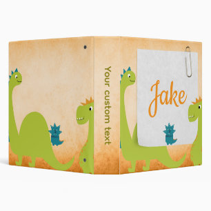 Classeur Adorable Dinosaures École sur mesure pour enfants