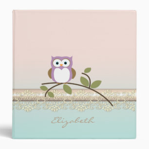 Classeur Adorable Girly Cute Owl