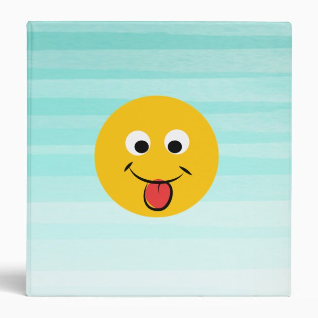 Classeur Adorable Happy Emoji Face-Be heureux toujours (Devant)