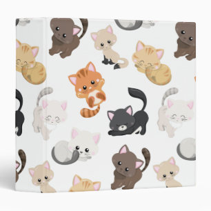 Classeur Adorable Kitty Cats Imprimer