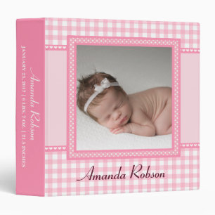 Classeur Adorable rose bébé fille Album photo