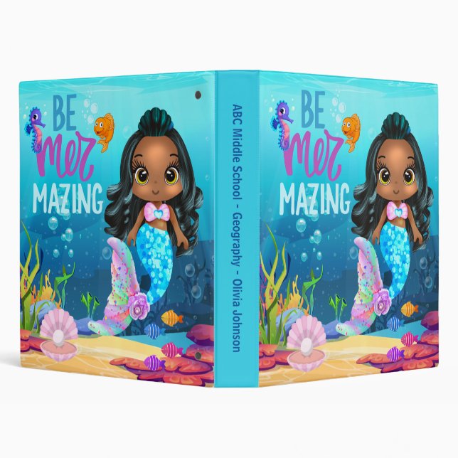 Classeur Adorable sous la mer Soyez plus fabuleux sirène (Arrière-plan)