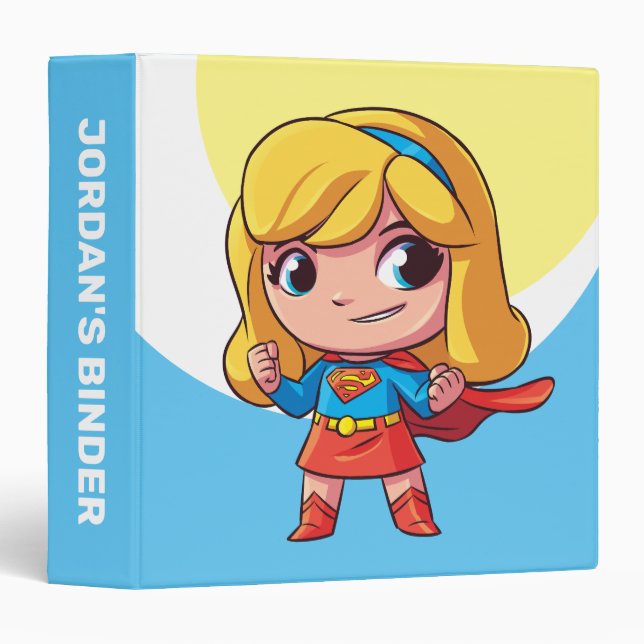 Classeur Adorable Stance Supergirl (Devant/Côté)