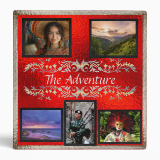Classeur Adventure Vacation Photo/Scrapbook Album - Copper