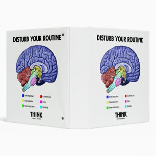 Classeur Advice Disturb Your Routine Think Brain Anatomy