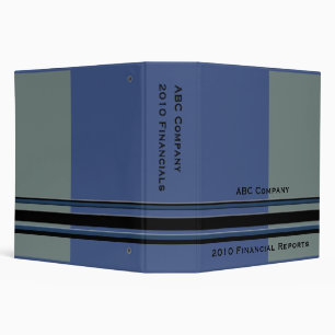 Classeur affaires de gris bleu