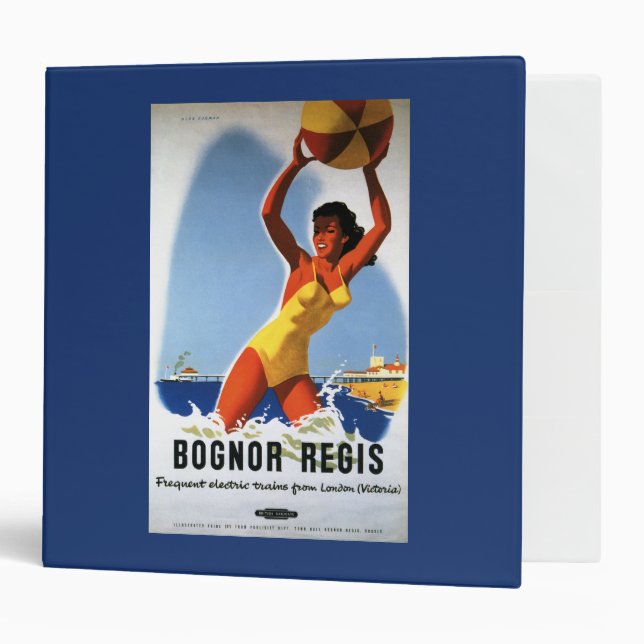 Classeur Affiche britannique sur les chemins de fer (Devant/intérieur)