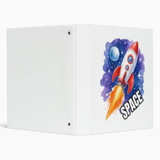 Classeur Affiche d'aventure spatiale | L'aventure vous atte