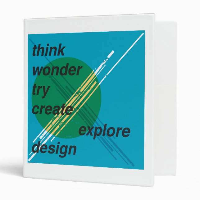 Classeur Affiche de conception graphique (Devant/intérieur)