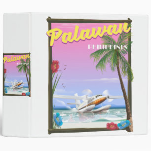 Classeur Affiche de vol pour Palawan Philippines