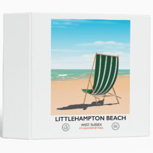 Classeur Affiche de voyage de Littlehampton Beach East Suss