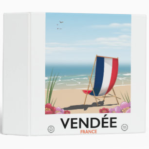 Classeur Affiche de voyage de plage au bord de la mer Franc