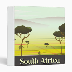 Classeur Affiche de voyage du paysage sud-africain soir