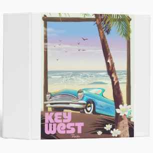 Classeur affiche de voyage vintage key west florida