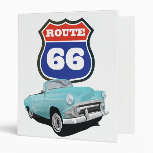 Classeur Affiche de voyage vintage Route 66 vacances