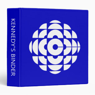 Classeur Affiche du logo bleu CBC 1986