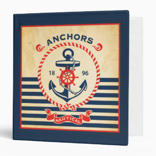 Classeur Affiche nautique vintage