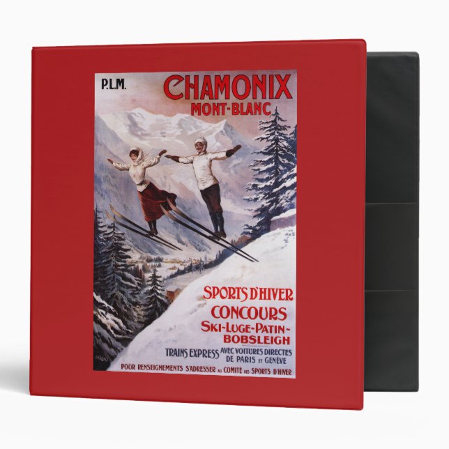 Classeur Affiche promotionnelle ski (Devant/intérieur)