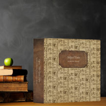 Affirmations Vintage avec garniture en faux cuir