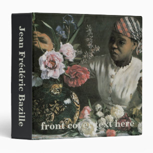 Classeur African Woman Peonies par Frédéric Bazille, Fleurs