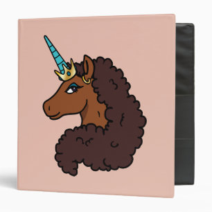Classeur Afro Unicorn Unique