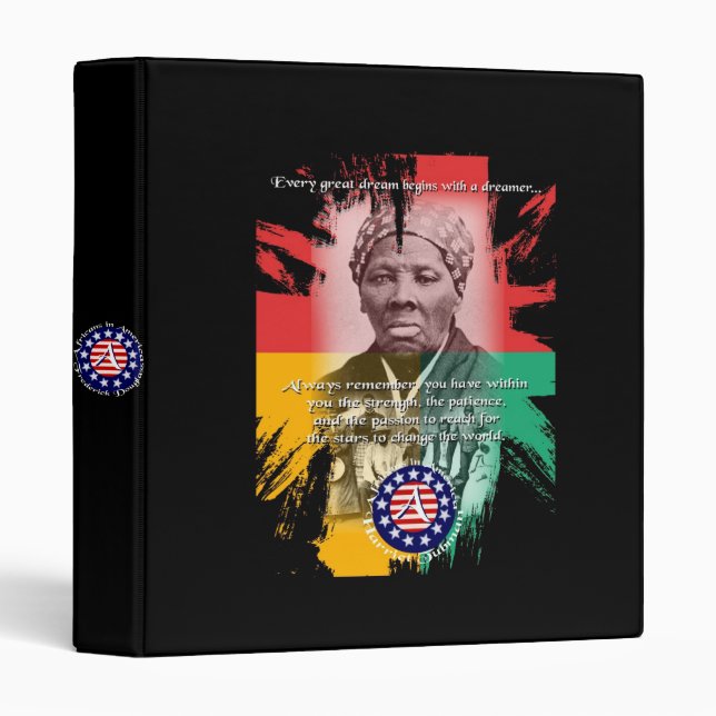 Classeur afros-américains célèbres (Devant/Côté)