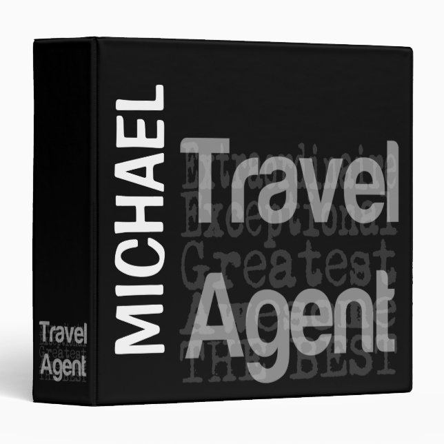 Classeur Agent de voyage Extraordinaire CUSTOM (Devant/Côté)