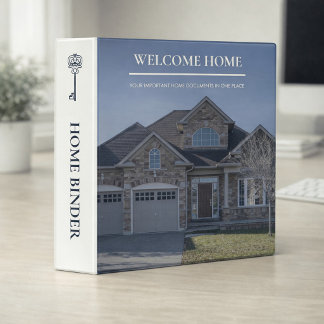 Classeur Agent immobilier Classic Key Home Navy