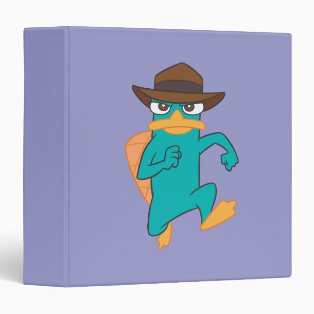 Classeur Agent P en cours d'exécution (Devant/Côté)