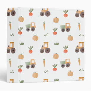 Classeur Agritourisme jardin aquarelle Motif amusant