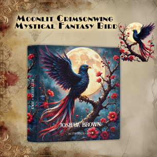 Classeur Aile cramoisie au clair de lune – Oiseau de fantai
