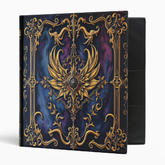 Classeur Ailes d'ange dorées Couverture de livre gothique m