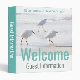 Classeur Airbnb Vacation Rental Beach Information de l'invi