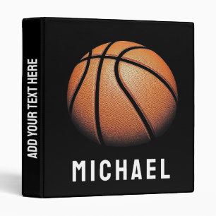 Classeur Ajouter votre nom joueur de basket Personnalisé