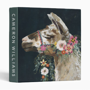 Classeur Ajoutez votre nom   Lovely Llama