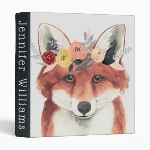 Classeur Ajoutez votre nom   Renard forestier de la Couronn