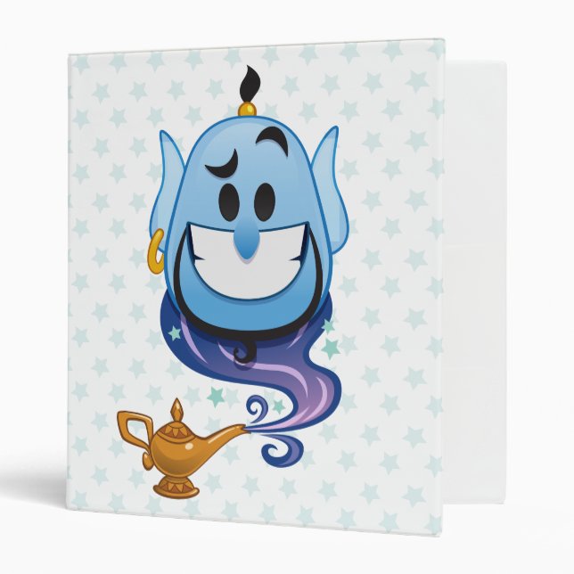 Classeur Aladdin Emoji | Genie (Devant/intérieur)