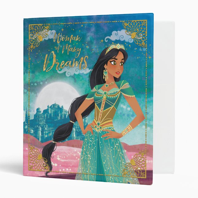 Classeur Aladdin | Jasmine "Femme de nombreux rêves" (Devant/intérieur)