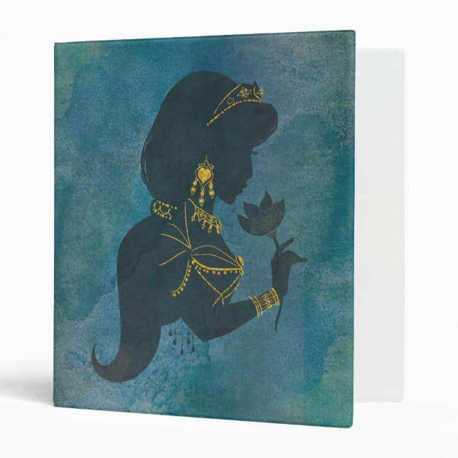 Classeur Aladdin | Jasmine Gilded Silhouette (Devant/intérieur)
