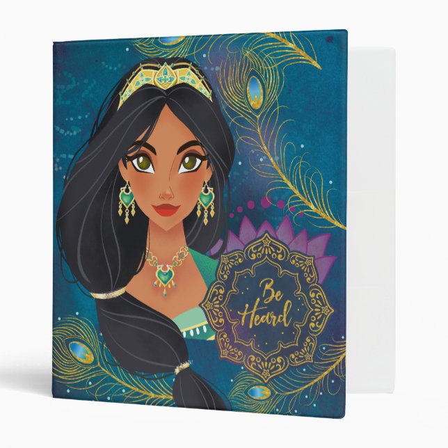 Classeur Aladdin | Jasmine "Soyez entendu" (Devant/intérieur)